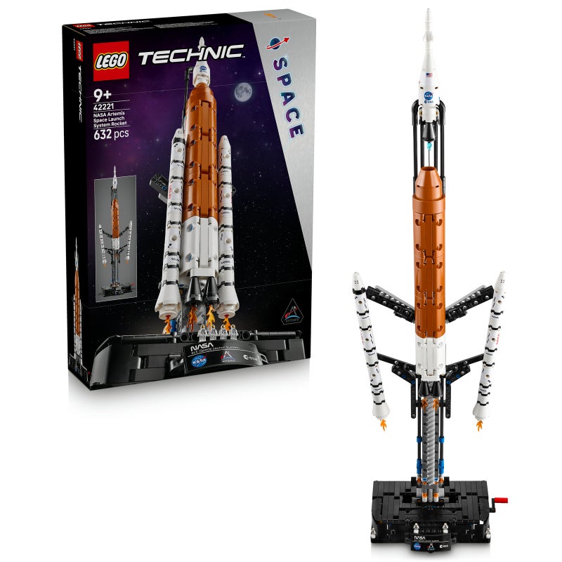 LEGO Technic NASA Artemis Space Launch System Rocket 42221 Building Toy Set (632 Pieces) - Image 1